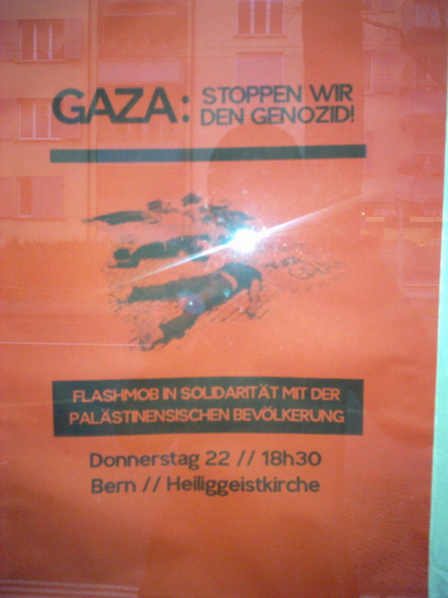 Flashmob Genozid in Gaza