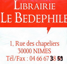 Gescannte Tüte Librairie Le Bédéphile